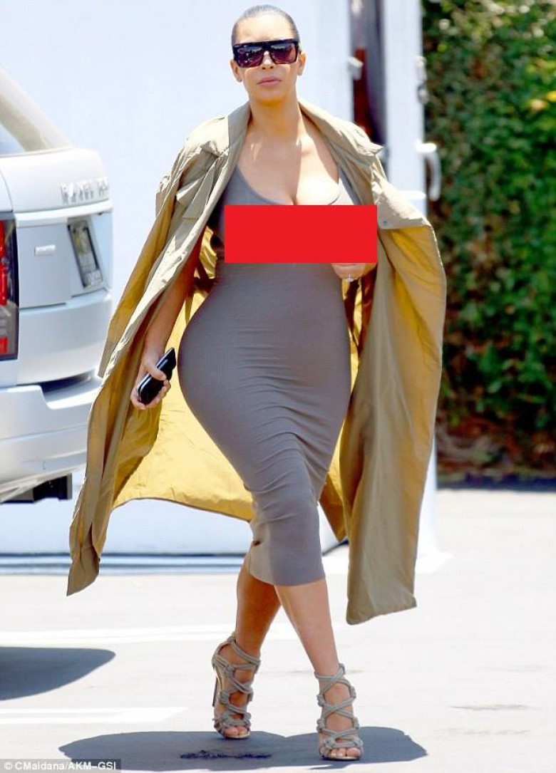 Orer.am | Абсолютно голая Ким Кардашьян искупалась в серебренной краске  (Фото 16+)